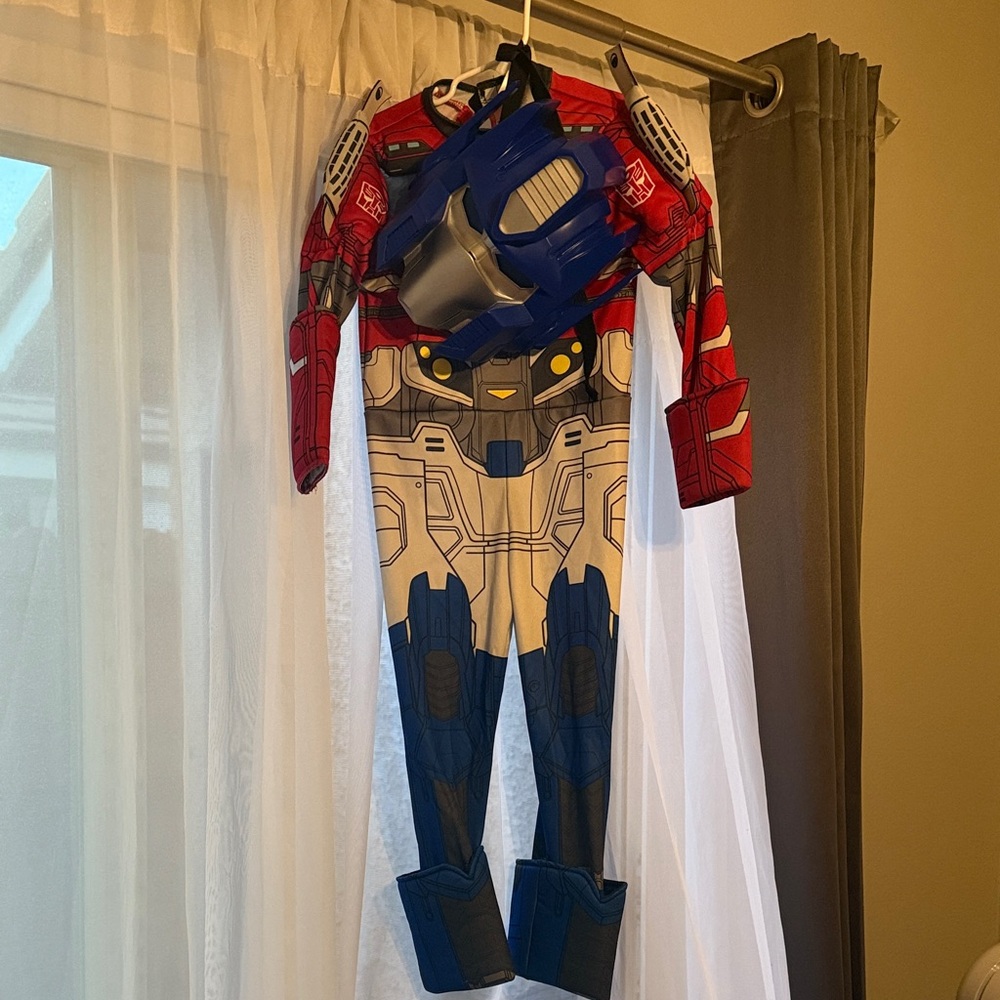 Spirit Superhero Costume - Red, Blue, and Gray